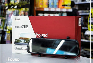Зеркало заднего вида с видеорегистратором и камерой заднего хода iFound Q66s {10'', TouchScreen, FullHD}, фото 3