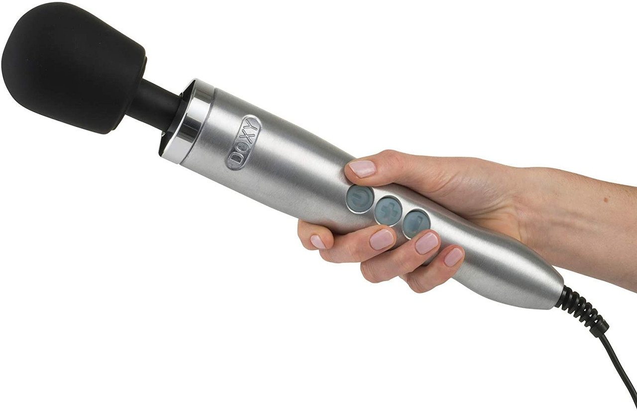 Вибромассажер "Doxy Die Cast Wand Massager" с алюминиевым корпусом, 34х6.1 см (ПОД ЗАКАЗ)