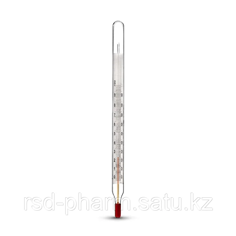 Термометр стеклянный при переработке мясо молочной продукции ТС-7-М1(0 +100С) Исп. 4