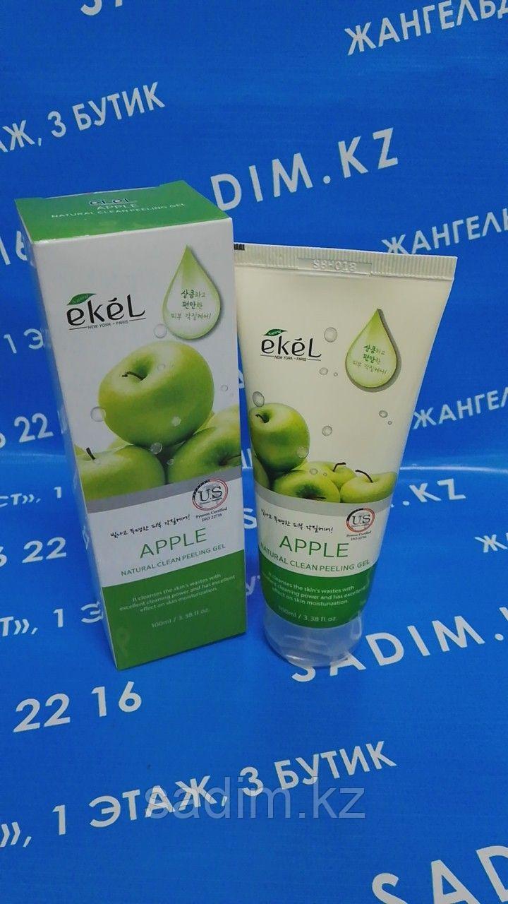 Ekel Apple Natural Clean Peeling Gel, 100мл  - Пилинг-гель (скатка) для лица с экстрактом Яблока