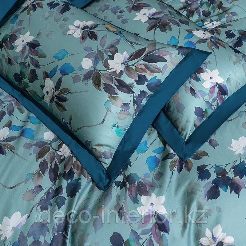 Комплект постельного белья KING SIZE из египетского хлопка c цветами - фото 4 - id-p95525135