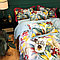 Комплект постельного белья KING SIZE из египетского хлопка c цветами, фото 4