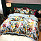 Комплект постельного белья KING SIZE из египетского хлопка c цветами, фото 2