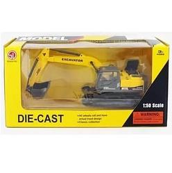 "Экскаватор на Гусеничном ходу" с литым металлическим корпусом (свет, звук)