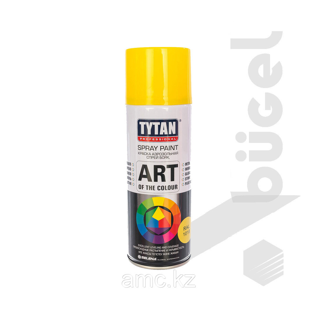 TYTAN Краска аэрозольная жёлтая (400мл) - фото 1 - id-p95525536