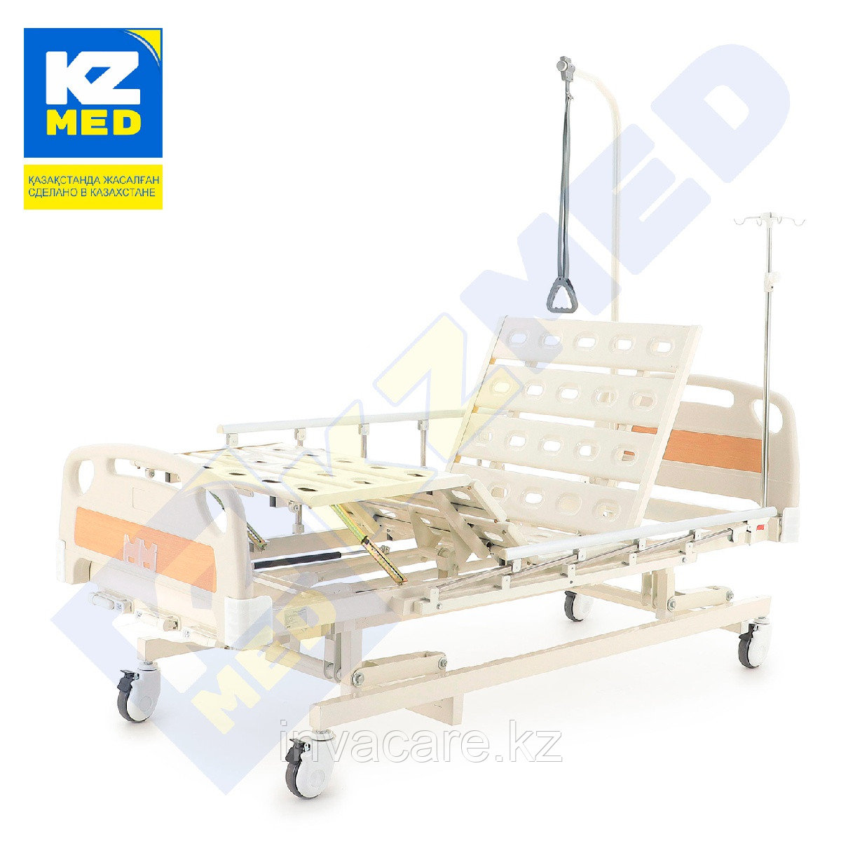 Кровать медицинская "KZMED" (304M спинки ABS), белый