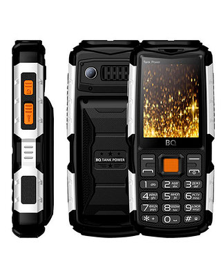 Мобильный телефон BQ-2430 Чёрный+Серебро
