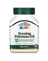21 Century масло примулы вечерней, поддержка здоровья для женщин, 60 капсул