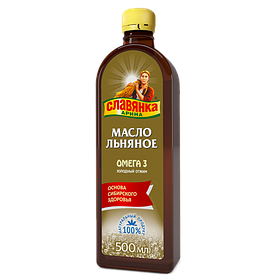 Масло льняное Славянка Арина 0.2, 0.5