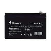 Аккумуляторная батарея IPower IPL-7.5-12 12В 7.5 Ач, фото 2
