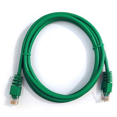 Патч-корд UTP Cablexpert PP12-1M-G кат.5e, 1м, литой, многожильный (зелёный) - фото 1 - id-p95534260