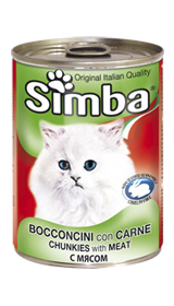 Simba Cat Chunkies with Beef Кусочки с говядиной 415гр - фото 1 - id-p95534952