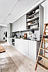 Кухня в серых тонах Лофт стиль Blum furniture, фото 2