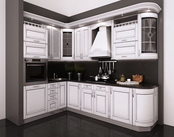 Кухня на заказ BLUM-034 краска по RAL каталогу