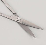Ножницы маникюрные узкие, загнутые, 9*4 см QF, фото 2
