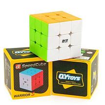 Кубик Рубика из цветного пластика для скоростной сборки SpeedCube Warrior QYtoys (5 x 5 x 5), фото 2