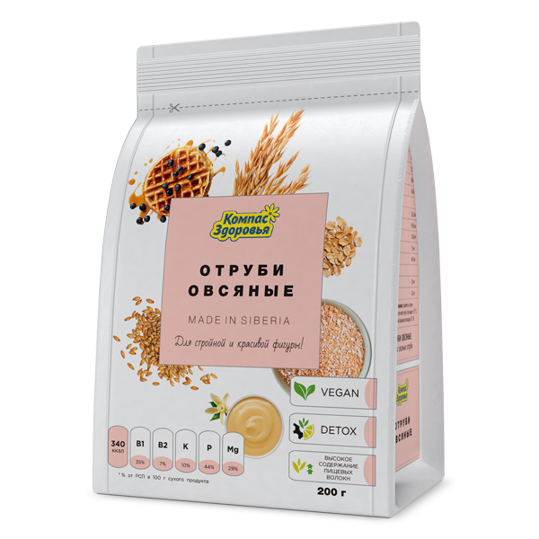 Отруби овсяные 200гр, фото 1