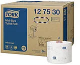 Tork туалетная бумага Mid-size в миди-рулонах Advanced 2-х слойная,100м Цена за 1 шт, фото 2