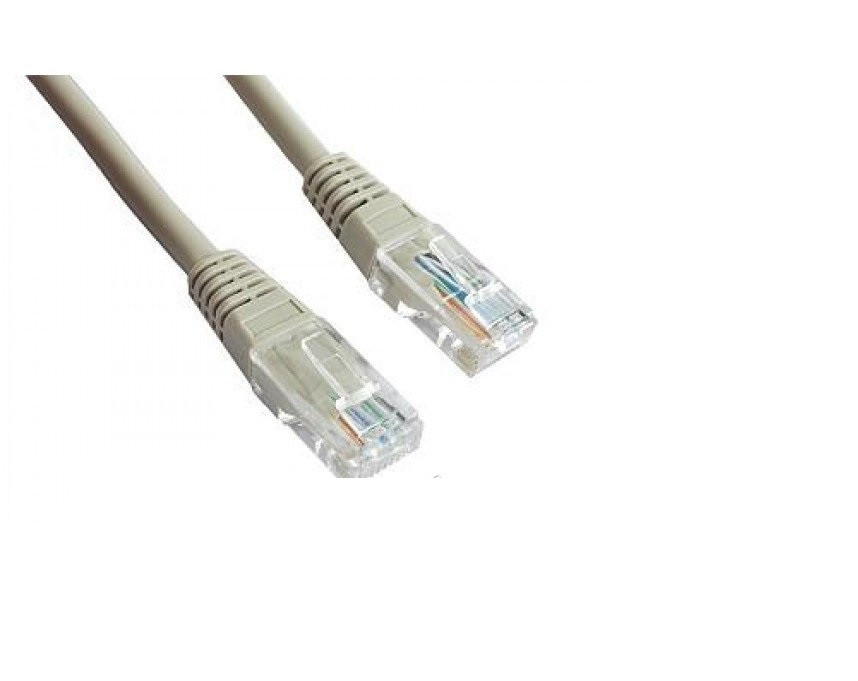 Cable Patch cord UTP 5e-Cat 0.25 m Cablexpert PP10-0.25M, серый - фото 1 - id-p95545627