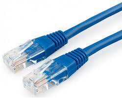 Cable Patch cord UTP 5e-Cat 0.25 m Cablexpert PP10-0.25M/B, синий