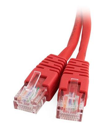 Cable Patch cord UTP 5e-Cat 1 m Cablexpert PP12-1M/R, красный
