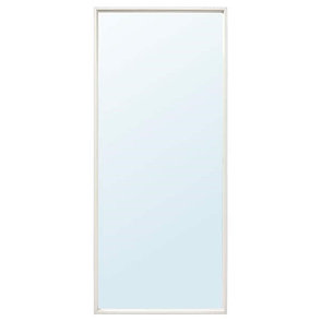 NISSEDAL НИССЕДАЛЬ Зеркало, белый, 65x150 см, фото 2