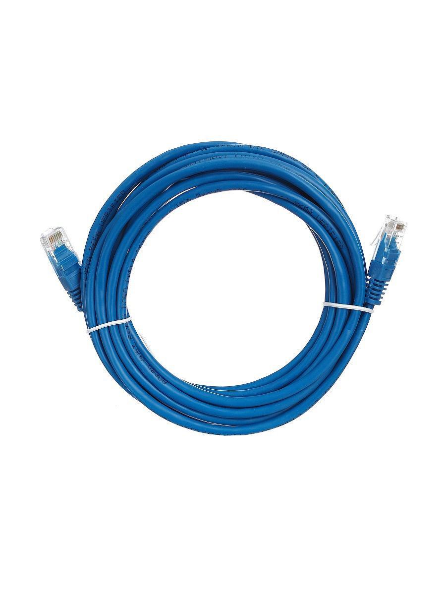 Patch cord RJ-45 5е cat Cablexpert PP12-2M/B, UTP, 2m, Blue - фото 2 - id-p95547231