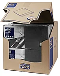 Салфетки Tork Advanced, 2-х слойные, 200 шт., размер листа 33*33 см, черные Advanced,цена за 1 уп, фото 2