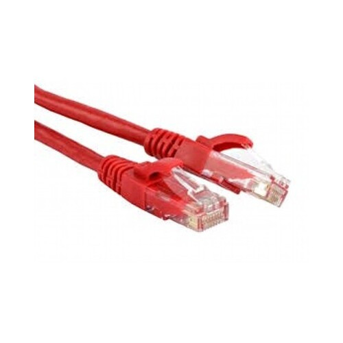 Patch cord RJ-45 5е cat Cablexpert PP12-5M/R, UTP, 5m, Red - фото 1 - id-p95547268