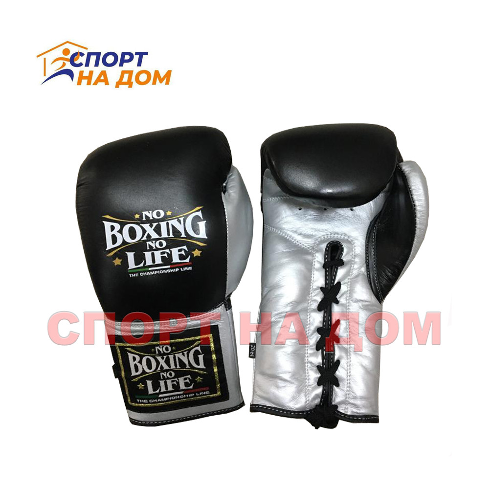 Боксерские перчатки No Boxing No Life кожаные 12 OZ