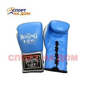 Перчатки для бокса No Boxing No Life кожаные 10 унции, фото 2