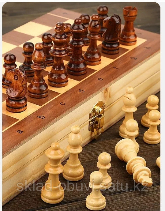 Шахматы гроссмейстерские / турнирные из натурального дерева Алматы - фото 1 - id-p95547401