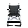 Кресло-каталка MK-280 складная увеличенного размера, облегчённая, грузоподъемность 130кг, фото 3