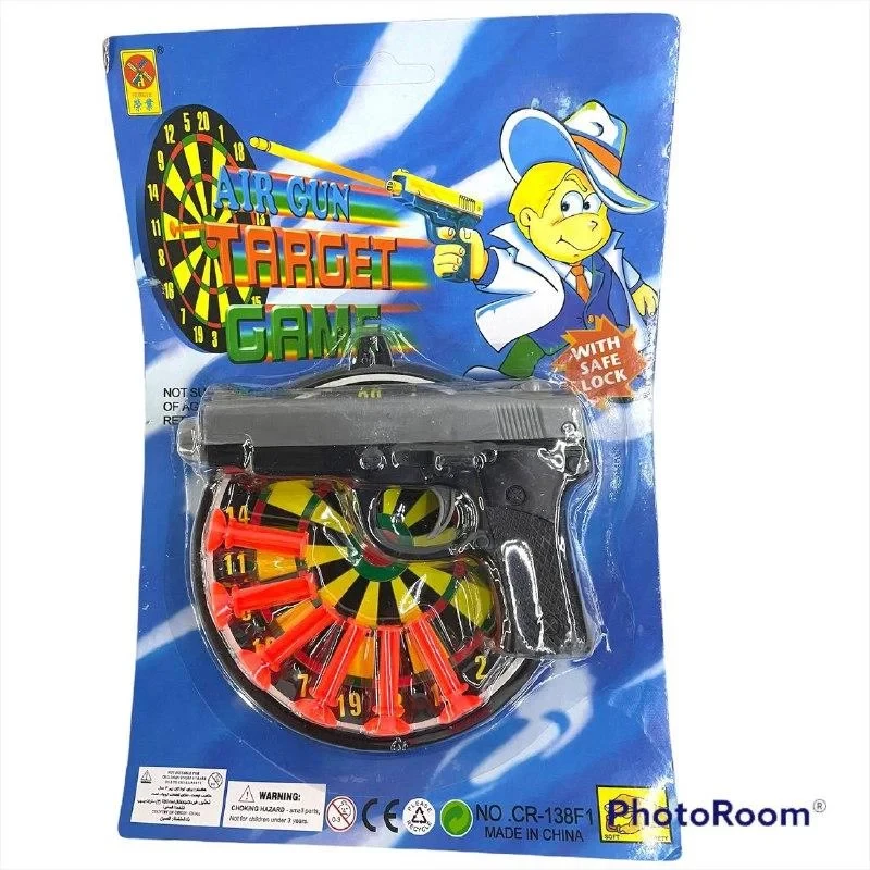 Cr-138F1 Пистолет ти + 6 пулекна картонке AirgunTArget 26*17см