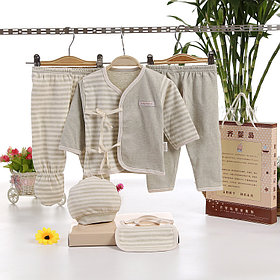 Комплект для новорожденных серый 5 предметов
