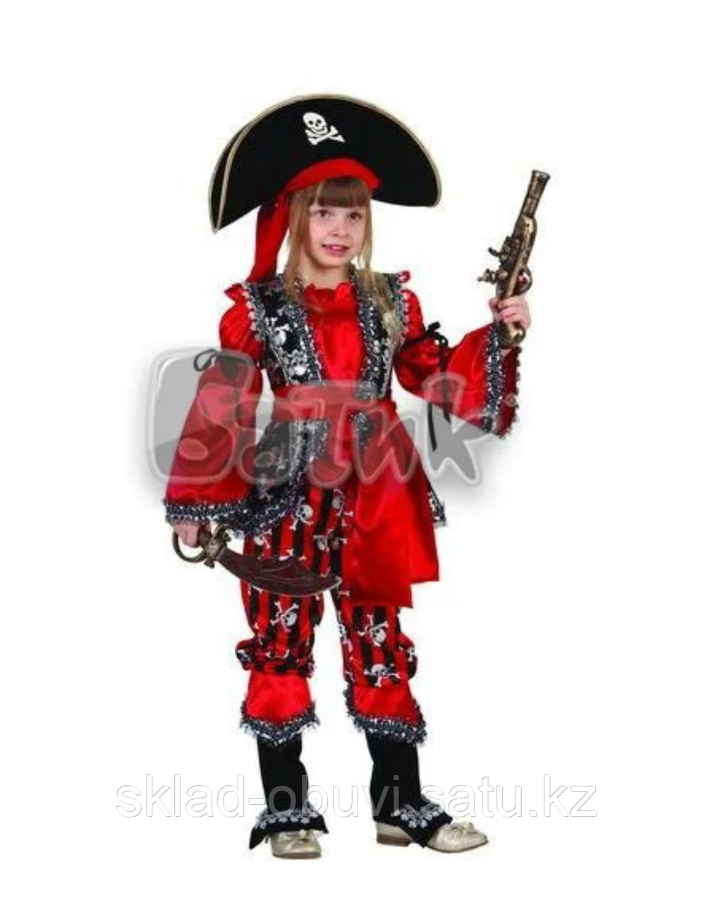 Карнавальный костюм пиратки разбойницы - фото 1 - id-p95551153