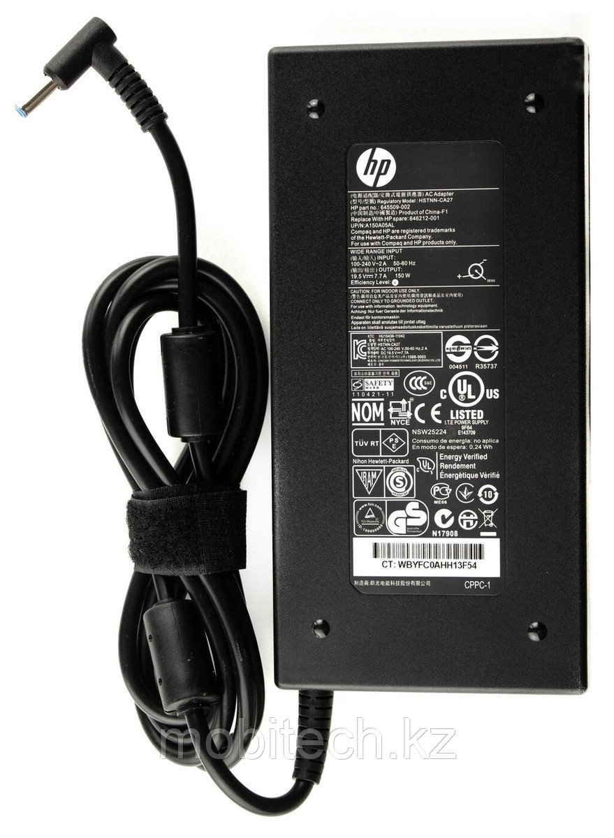 Блоки питания HP 19.5V 7.7A 150w 1588-3003 4.5*3.0mm pin  зарядка, блок питания, ORIGINAL (без силового