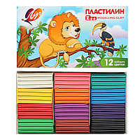 Пластилин Луч 12цв. 162гр. Zoo (мини) карт.уп. 19С 1272-08