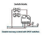 Беспроводной Wi-Fi выключатель двойной Sonoff dual R3, фото 3