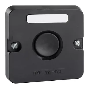 Кнопка ПКЕ 112-1 черная (встр.)