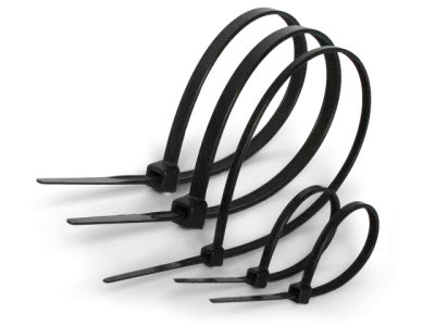 Стяжка кабельная 3,6х200 черные UNIT (100/100)