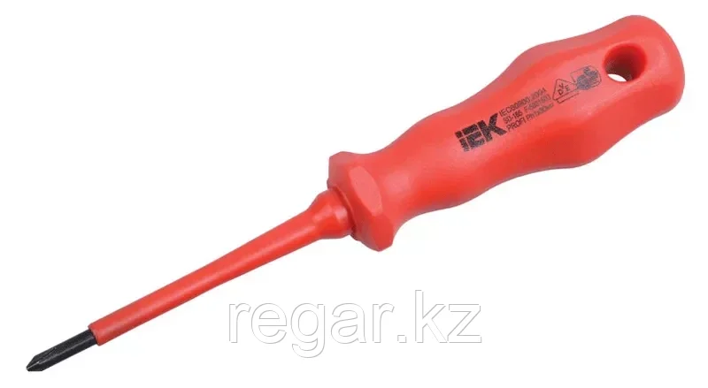 Отвертка крестовая Profi Ph2х100мм 1000В IEK
