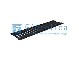 Решетка водоприемная Gidrolica Standart РВ -10.13,6.50 - щелевая чугунная ВЧ, кл. С250