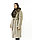 Женское пальто "UM&H-77622" бежевое, фото 2