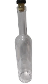 Бутылка стеклянная "Оригинальная" 0,5 л с пробкой
