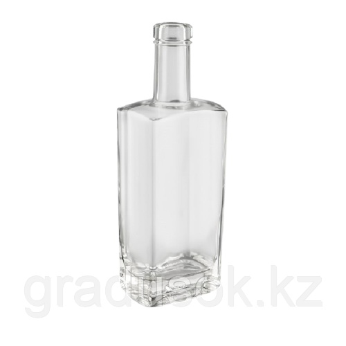 Бутылка стеклянная "Гранит" 0,5 литра, с пробкой