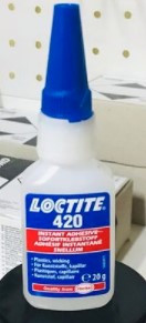 Loctite 420 20G металдарға, резеңкелерге және пластмассаларға арналған цианоакрилатты желім, капиллярлық - фото 1 - id-p95575755