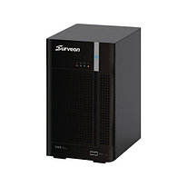 Сетевой видеорегистратор  Surveon  SMR5016  16 каналов  Настольный  2 интерфейса Ethernet (RJ-45)  1 Главный