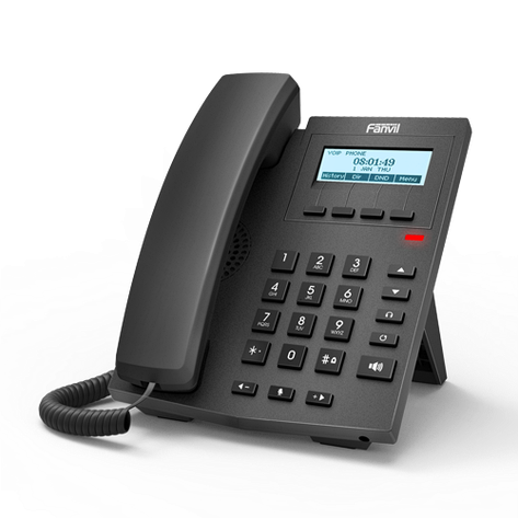 X1SP - IP-телефон, 2-SIP, HD звук, 128x48 Ч/Б экран, EHS,2*100 Base-T, фото 2