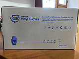 Перчатки VINYL Gloves M белые одноразовые, фото 3